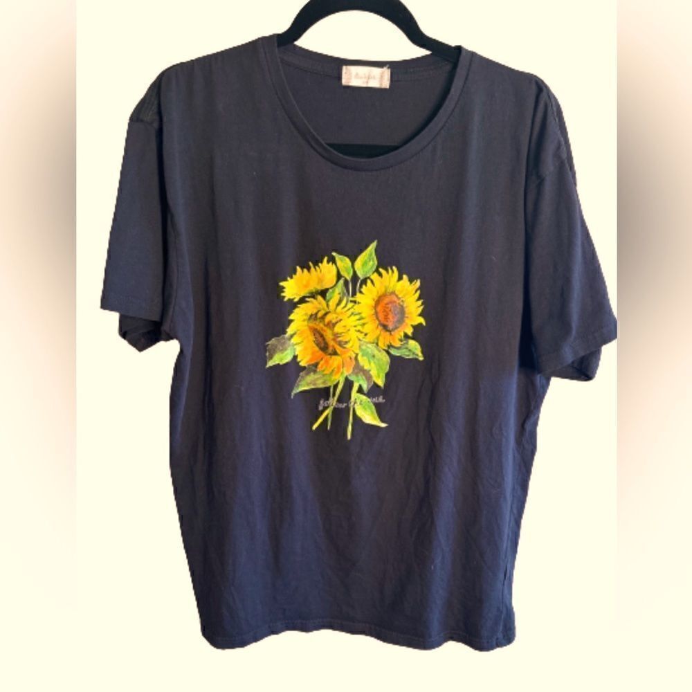 Altar’d State Sunflower T-Shirt Size S/M